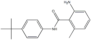 2-amino-N-(4-tert-butylphenyl)-6-methylbenzamide 结构式