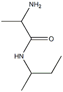 2-amino-N-(sec-butyl)propanamide 结构式