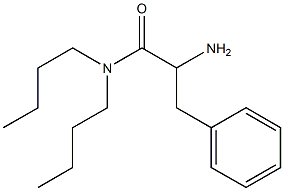 2-amino-N,N-dibutyl-3-phenylpropanamide 结构式