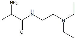 2-amino-N-[2-(diethylamino)ethyl]propanamide 结构式