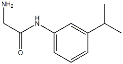 2-amino-N-[3-(propan-2-yl)phenyl]acetamide 结构式