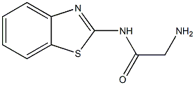 2-amino-N-1,3-benzothiazol-2-ylacetamide 结构式