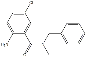 2-amino-N-benzyl-5-chloro-N-methylbenzamide 结构式