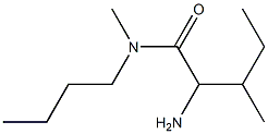 2-amino-N-butyl-N,3-dimethylpentanamide 结构式