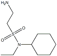 2-amino-N-cyclohexyl-N-ethylethanesulfonamide 结构式