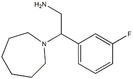 2-azepan-1-yl-2-(3-fluorophenyl)ethanamine 结构式