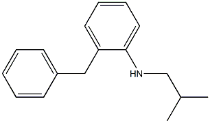 2-benzyl-N-(2-methylpropyl)aniline 结构式