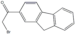 2-bromo-1-(9H-fluoren-2-yl)ethan-1-one 结构式