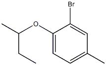 2-bromo-1-(butan-2-yloxy)-4-methylbenzene 结构式