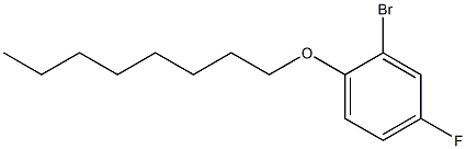 2-bromo-4-fluoro-1-(octyloxy)benzene 结构式