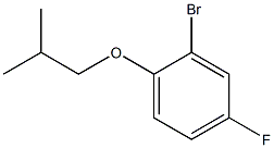 2-bromo-4-fluoro-1-isobutoxybenzene 结构式