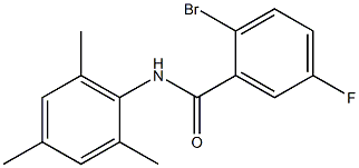 2-bromo-5-fluoro-N-mesitylbenzamide 结构式