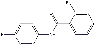 2-bromo-N-(4-fluorophenyl)benzamide 结构式