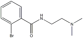 2-bromo-N-[2-(dimethylamino)ethyl]benzamide 结构式