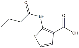 2-butanamidothiophene-3-carboxylic acid 结构式