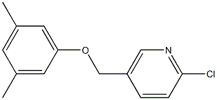 2-chloro-5-(3,5-dimethylphenoxymethyl)pyridine 结构式