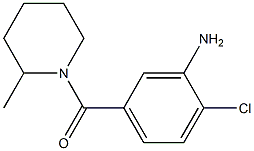 2-chloro-5-[(2-methylpiperidin-1-yl)carbonyl]aniline 结构式