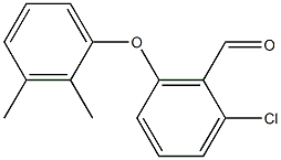 2-chloro-6-(2,3-dimethylphenoxy)benzaldehyde 结构式