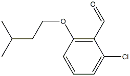 2-chloro-6-(3-methylbutoxy)benzaldehyde 结构式