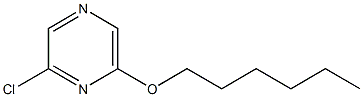2-chloro-6-(hexyloxy)pyrazine 结构式