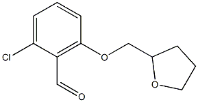 2-chloro-6-(oxolan-2-ylmethoxy)benzaldehyde 结构式