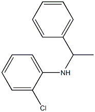 2-chloro-N-(1-phenylethyl)aniline 结构式