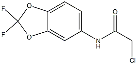 2-chloro-N-(2,2-difluoro-2H-1,3-benzodioxol-5-yl)acetamide 结构式