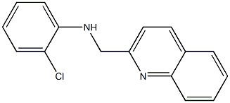 2-chloro-N-(quinolin-2-ylmethyl)aniline 结构式