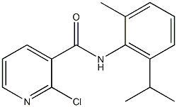 2-chloro-N-[2-methyl-6-(propan-2-yl)phenyl]pyridine-3-carboxamide 结构式