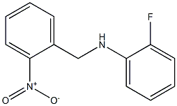 2-fluoro-N-[(2-nitrophenyl)methyl]aniline 结构式