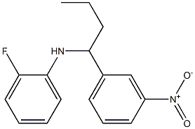 2-fluoro-N-[1-(3-nitrophenyl)butyl]aniline 结构式