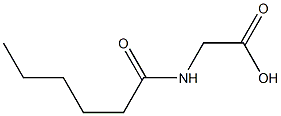 2-hexanamidoacetic acid 结构式