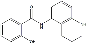 2-hydroxy-N-(1,2,3,4-tetrahydroquinolin-5-yl)benzamide 结构式