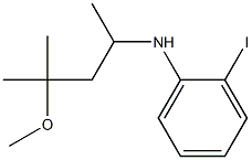 2-iodo-N-(4-methoxy-4-methylpentan-2-yl)aniline 结构式