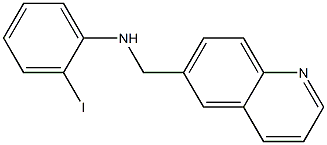 2-iodo-N-(quinolin-6-ylmethyl)aniline 结构式