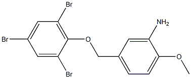 2-methoxy-5-(2,4,6-tribromophenoxymethyl)aniline 结构式