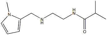 2-methyl-N-(2-{[(1-methyl-1H-pyrrol-2-yl)methyl]amino}ethyl)propanamide 结构式