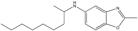 2-methyl-N-(nonan-2-yl)-1,3-benzoxazol-5-amine 结构式