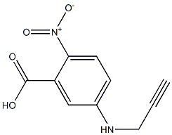 2-nitro-5-(prop-2-yn-1-ylamino)benzoic acid 结构式