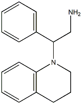2-phenyl-2-(1,2,3,4-tetrahydroquinolin-1-yl)ethan-1-amine 结构式