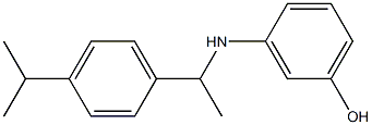 3-({1-[4-(propan-2-yl)phenyl]ethyl}amino)phenol 结构式