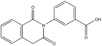 3-(1,3-dioxo-1,2,3,4-tetrahydroisoquinolin-2-yl)benzoic acid 结构式