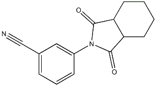 3-(1,3-dioxooctahydro-2H-isoindol-2-yl)benzonitrile 结构式