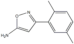 3-(2,5-dimethylphenyl)-1,2-oxazol-5-amine 结构式