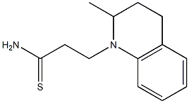 3-(2-methyl-3,4-dihydroquinolin-1(2H)-yl)propanethioamide 结构式