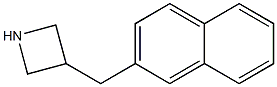 3-(2-naphthylmethyl)azetidine 结构式