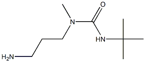 3-(3-aminopropyl)-1-tert-butyl-3-methylurea 结构式