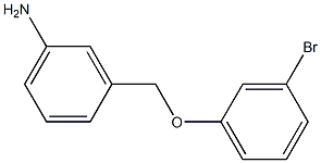 3-(3-bromophenoxymethyl)aniline 结构式