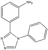 3-(4-phenyl-4H-1,2,4-triazol-3-yl)aniline 结构式