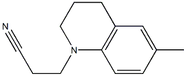 3-(6-methyl-3,4-dihydroquinolin-1(2H)-yl)propanenitrile 结构式